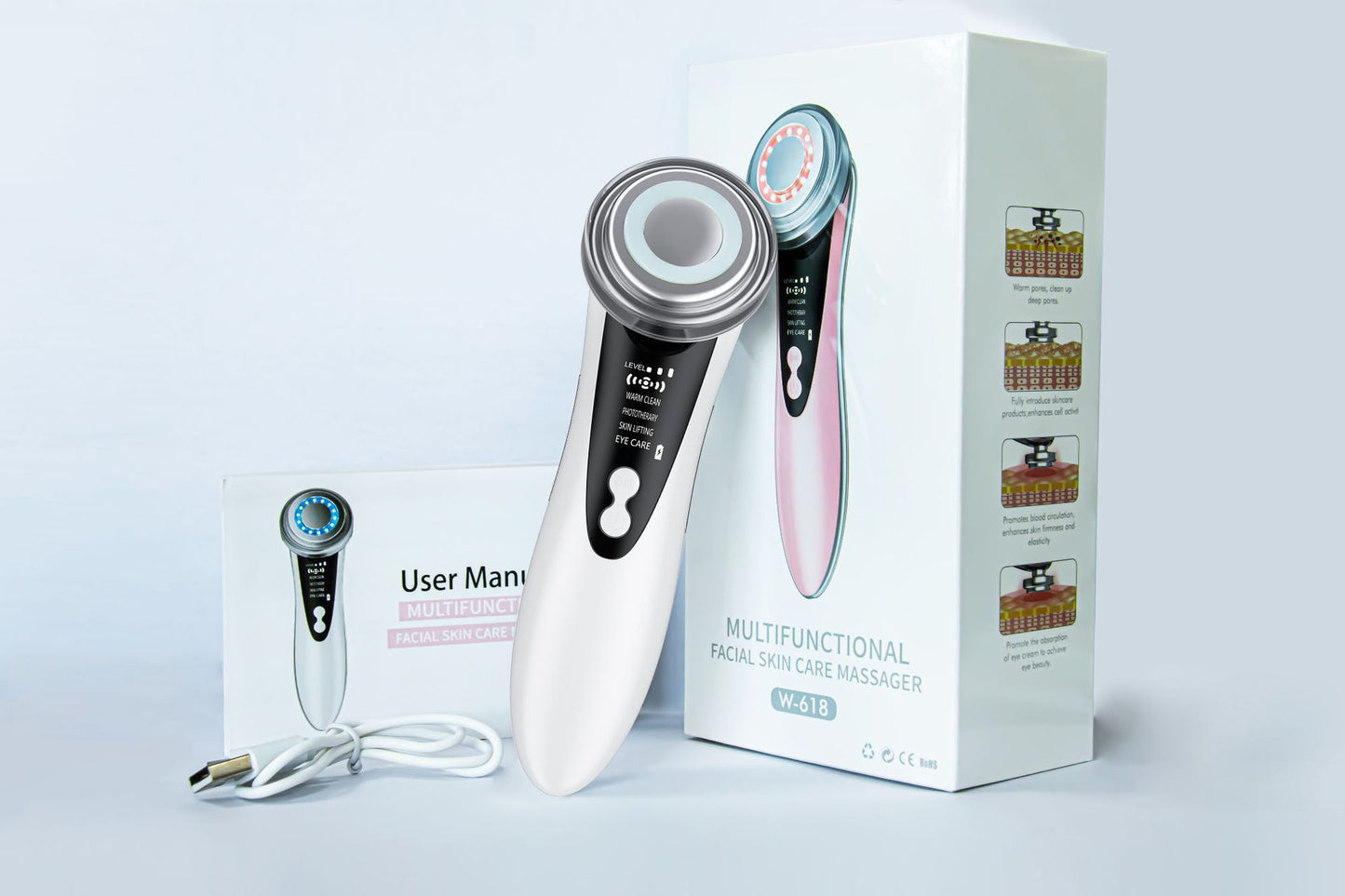 RadianceLift 4-in-1 Microcurrent Facial Massager